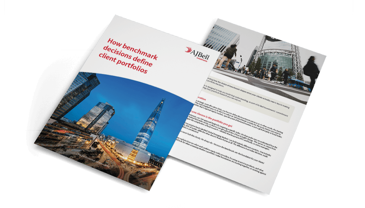 Benchmark decisions in client portfolios 