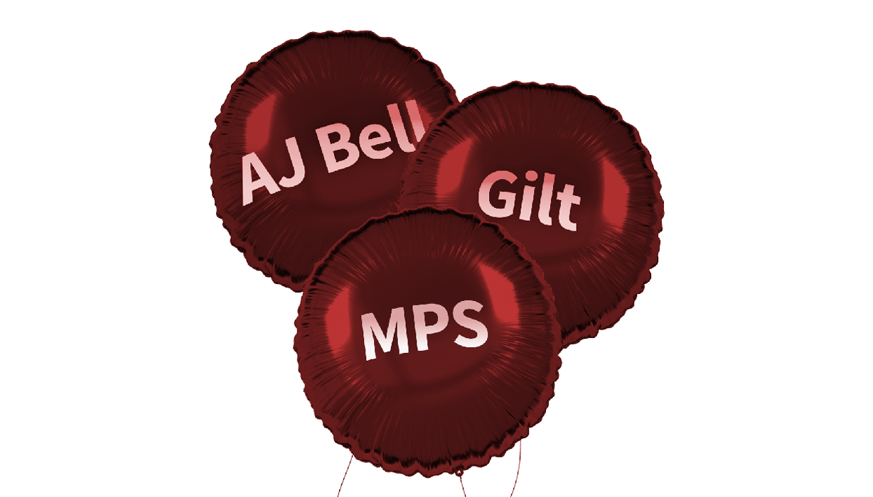 Gilt MPS balloons 