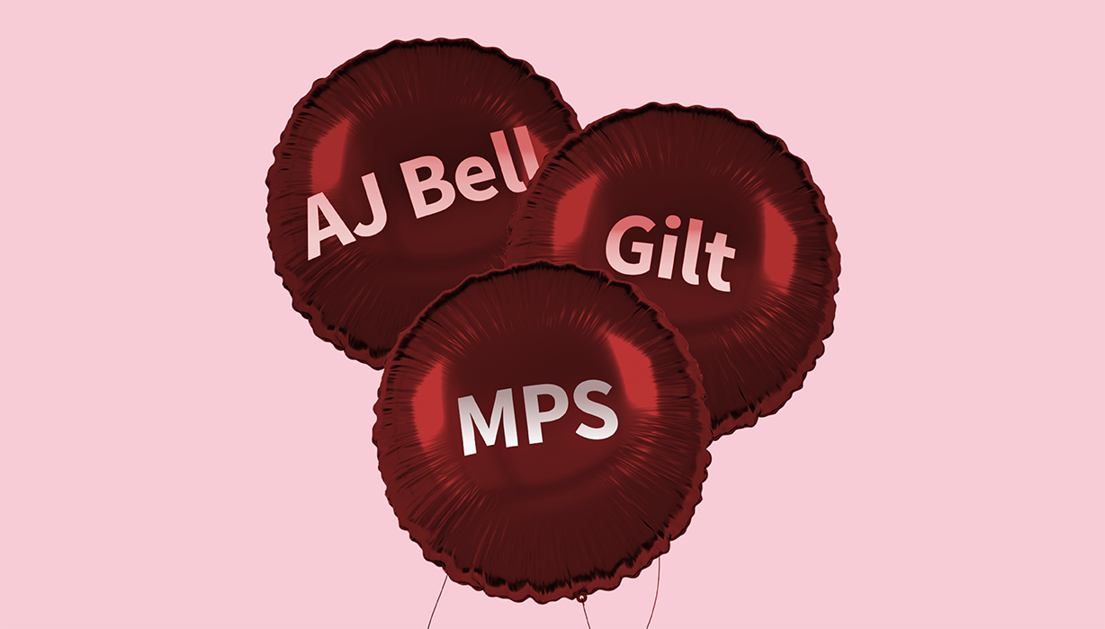 Balloons with AJ Bell Gilt MPS 