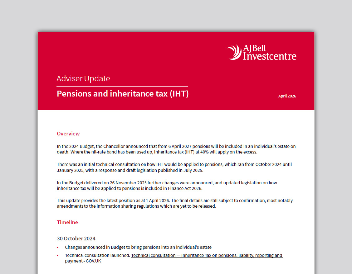 pensions and IHT guide