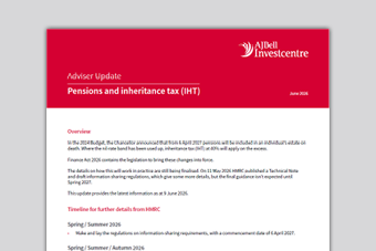 Pensions and IHT June 2026