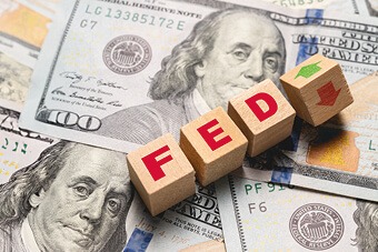 Dollar with Fed written on dice 