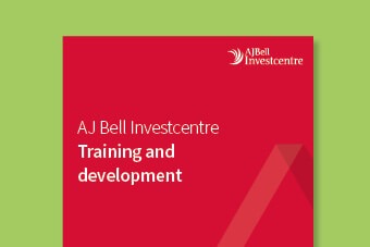 AJ Bell Investcentre training and development guide