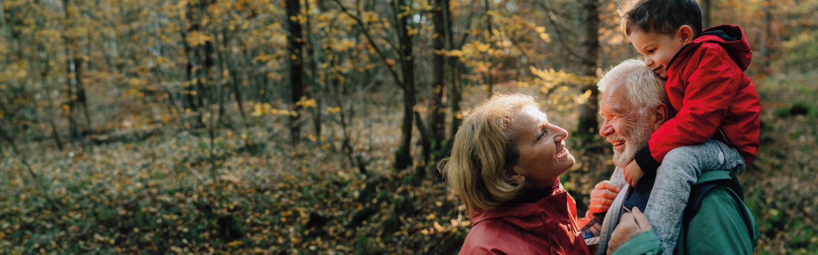 Grandparents and granddaughter