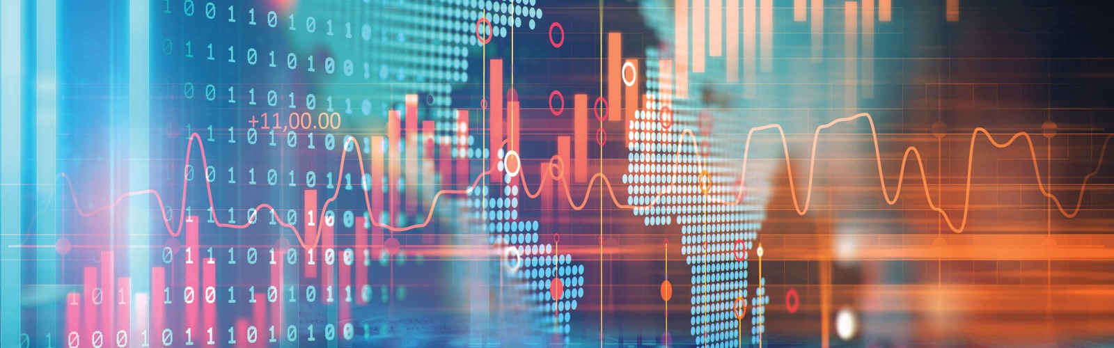 Financial markets graph 