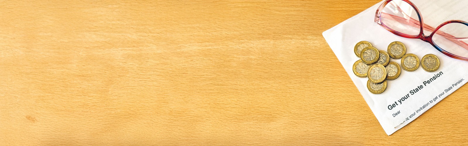 A letter to collect a state pension