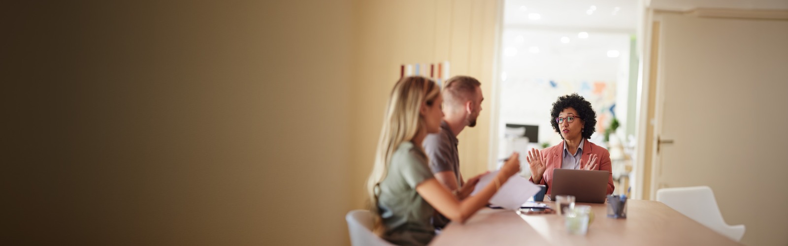 Talking at the table