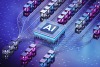 AI chip graphic